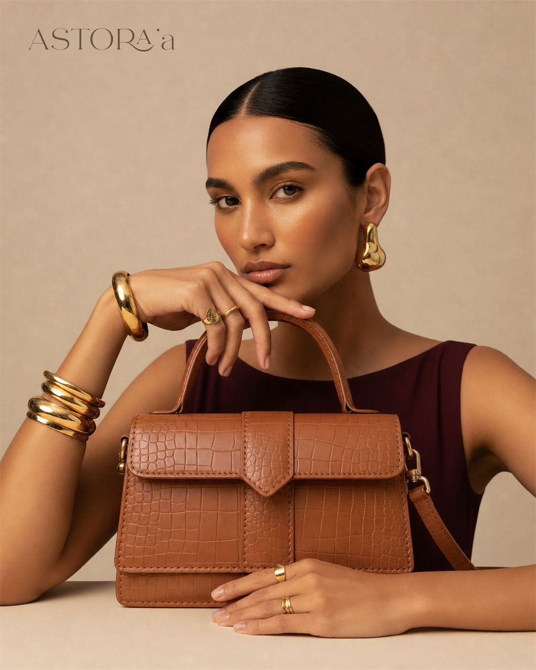 Astoraa Crocodile Bag
