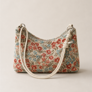 Vintage Floral Hobo Bag